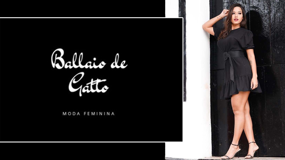 ballaio de gatto moda feminina atacado