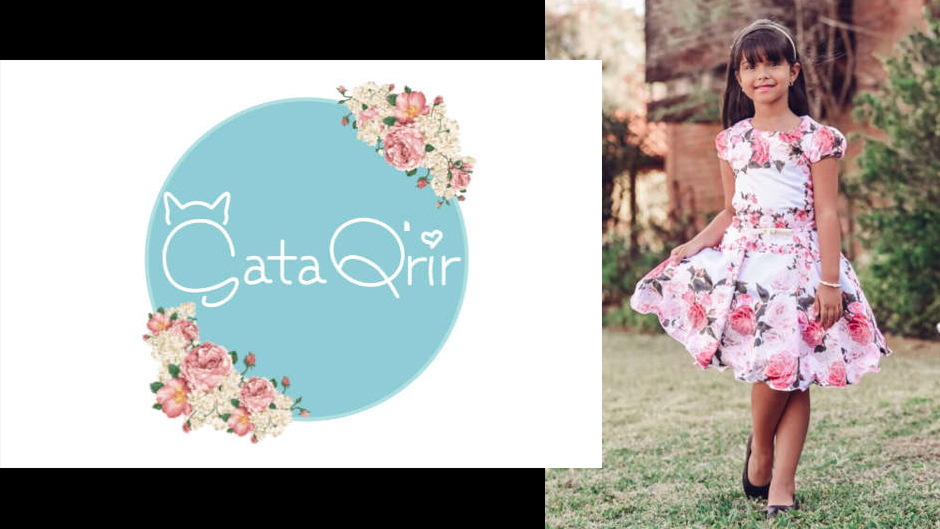 gata q'rir moda infantil feminina atacado