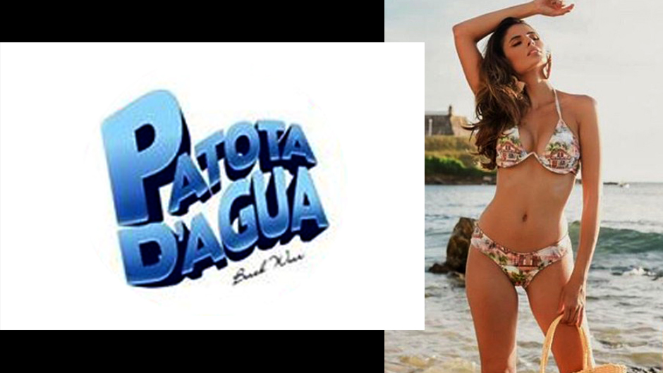 patota d' água moda praia feminina atacado